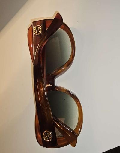 Brown Gucci Glasses For Woman - Thumbnail 2