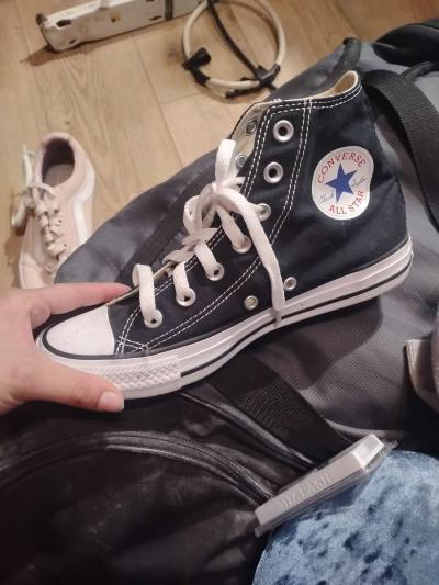 black high top converse - Thumbnail 2