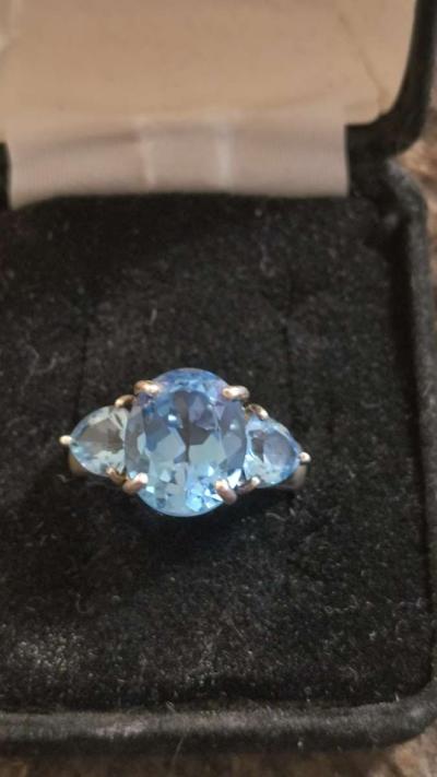 Blue Topaz Ring - Thumbnail 6