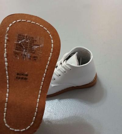 Cavoo Walker Baby Unisex white shoes size 3 - Thumbnail 4