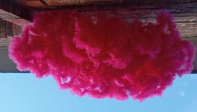 4 to 5yrs Hot Pink TuTu Pettiskirt EUC Button Cinchers - Thumbnail 4