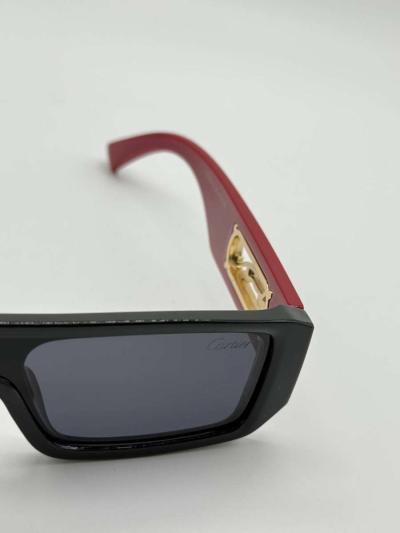 Red Cartier Cheetah Sunglasses - Thumbnail 5
