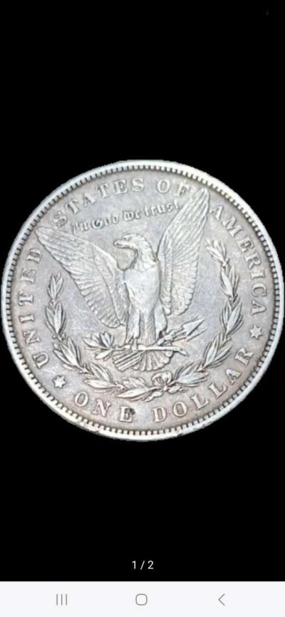 Morgan Silver Dollar Coin - Thumbnail 2