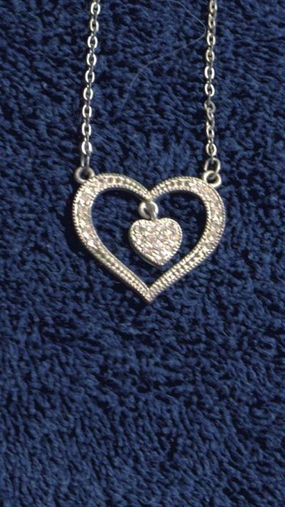 Double Heart Necklace - Thumbnail 6