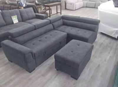 Sectional sofa bed with ottoman I sell Ask for price - Thumbnail 3