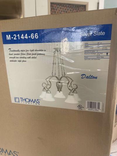 2 Brand New THOMAS LIGHTING Matching Chandeliers - Thumbnail 4