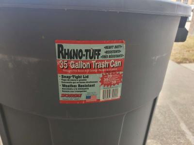 Trash Bins  35 Gallon  Set of 2 - Thumbnail 2