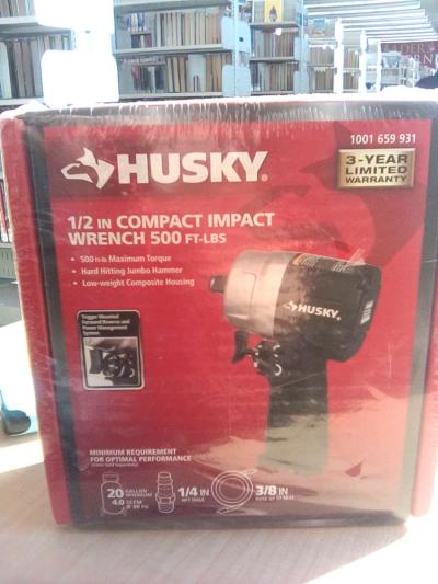 husky compact impact battery powered wrench - Thumbnail 2