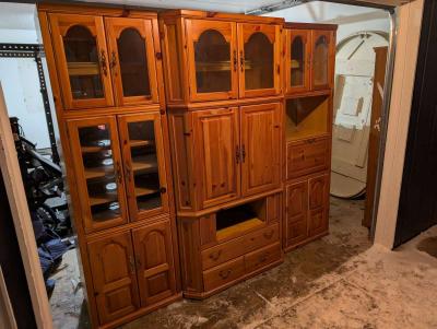 3 piece entertainment center - Thumbnail 2
