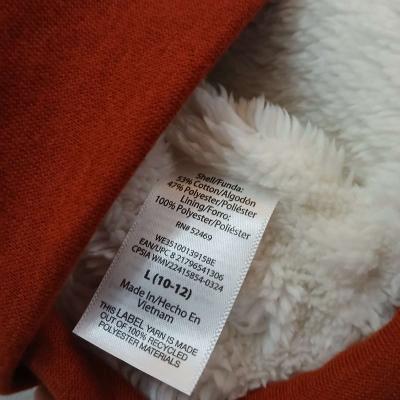 Wonder Nation orange hoodie for kids size L - Thumbnail 5