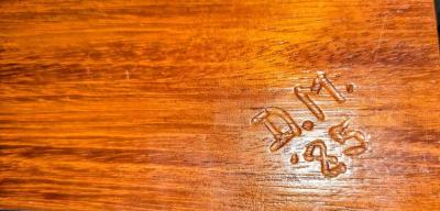 Vintage wooden jewelry box - Thumbnail 4