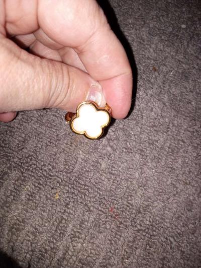 cloverleaf style design ring - Thumbnail 4