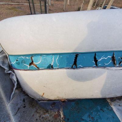 Oversized Pontoon Seat With Double Pedestal Base - Thumbnail 6