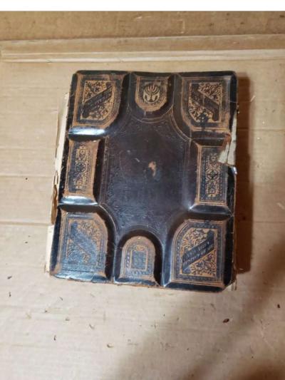 1870 Holy Bible Old  New Testaments Large Antique - Thumbnail 4