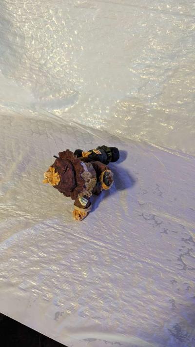 Resin Gardening Scarecrow Girl Figure - Thumbnail 4