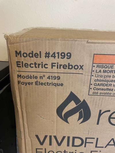 Brand New Real Flame Fire Place With Remote - Thumbnail 4