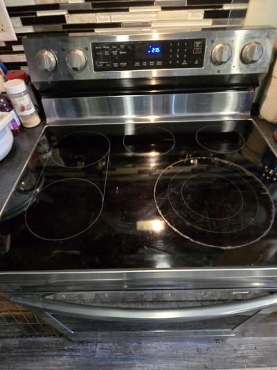 Samsung 30in Glass Top 5 Burners 63cu ft Stove Oven - Thumbnail 2