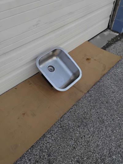 Nice Stainless Steel  Bar or Island Sink 17 X 15 Like New - Thumbnail 2