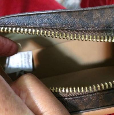 Michael Kors Fanny pack Belt Bag Leather Brown Signature MK - Thumbnail 2