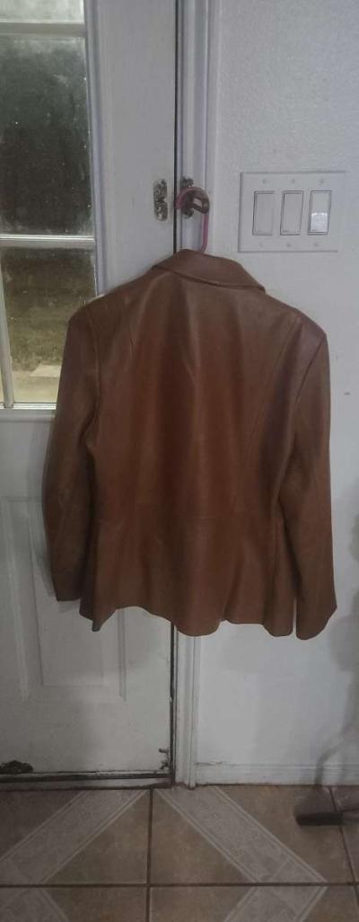 Brown womens Wilsons leather jacket - Thumbnail 2