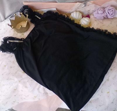 Black Ruffle Dance Wear Tank I have 5 of these EUC - Thumbnail 3