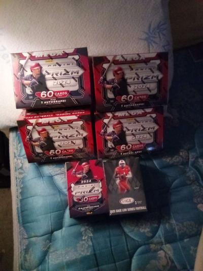 pro baseball cards panini prism mega