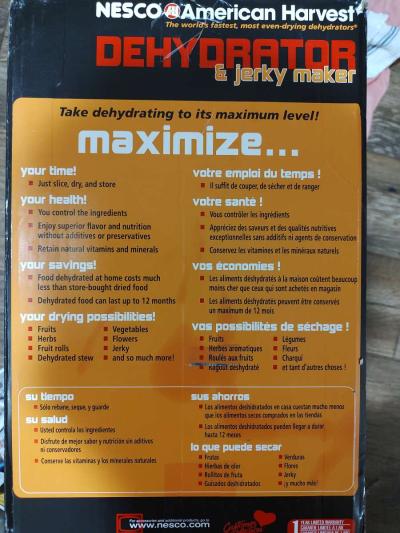 dehydrator and jerky maker