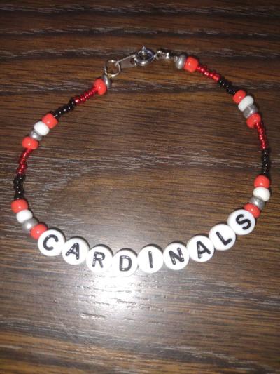 beaded bracelet cardinals - Thumbnail 3