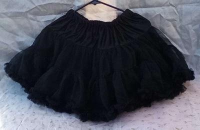 4 to 5yrs Black TuTu Pettiskrt NWT Button Cinchers - Thumbnail 3