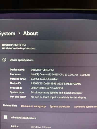 Hp desk top computer - Thumbnail 2