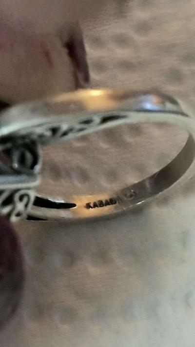 Kabana Sterling Amethyst Ring - Thumbnail 5