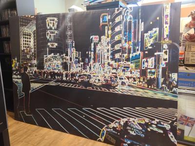 Very Large 56x79 Retro Canvas Art - Thumbnail 3