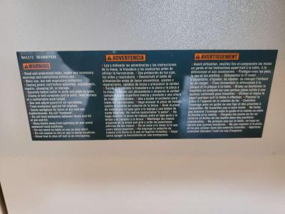 Bosch  Router Table  Includes Fence Board  Model RA1171  Lig - Thumbnail 4