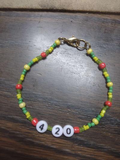 handmade 420 bracelet - Thumbnail 2