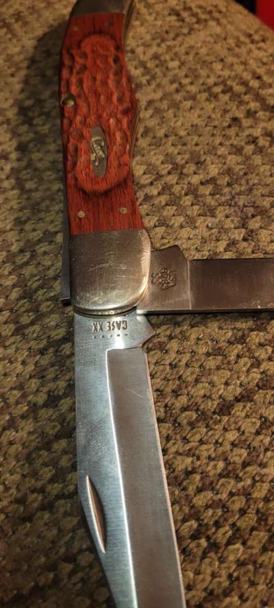 Case 189 Folding Hunter 525 Jigged Brown Staminawood Handles - Thumbnail 3