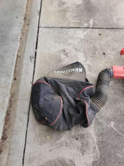 Craftsman  Corded Electric Leaf Blower  Vaccum w Bag  Model - Thumbnail 3