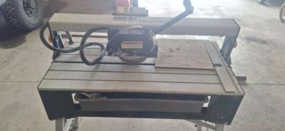CHICAGO ELECTRIC 7 in 15 HP Bridge Wet Cut Tile Saw with sta - Thumbnail 2