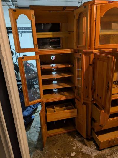 3 piece entertainment center - Thumbnail 5