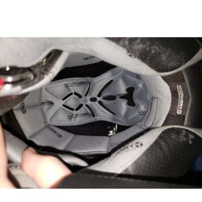 Icon Airmada Gloss Helmet Medallion Silver Medium Like New - Thumbnail 6