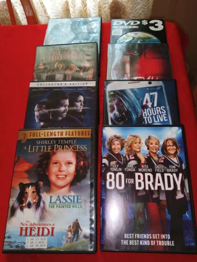 MOIVES  CDS AND CASSETTES