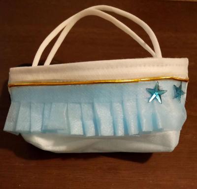 handmade mini corn purse or trinket bag set of two - Thumbnail 2