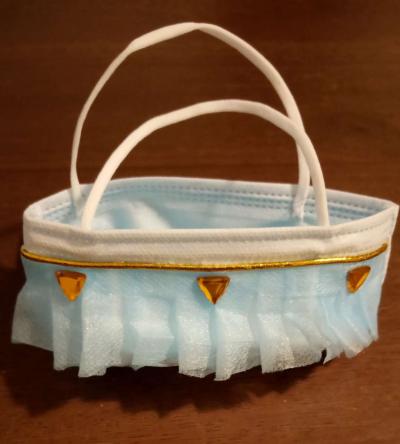 handmade mini corn purse or trinket bag set of two - Thumbnail 3