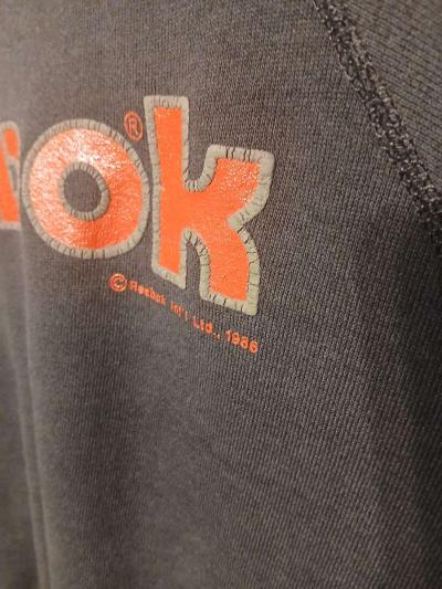 Mens 1986 Vintage Reebok Medium Crewneck Sweater Sweatshirt - Thumbnail 5