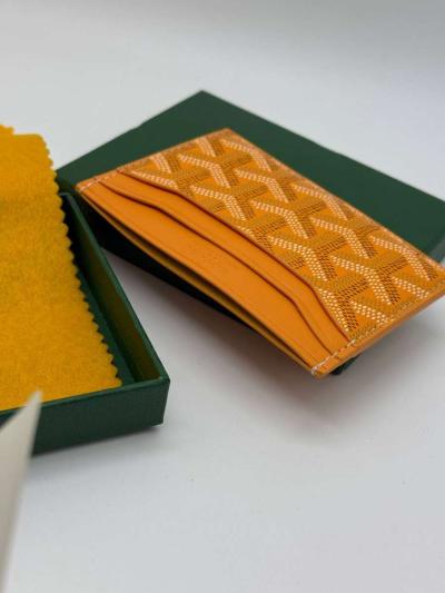 Orange Goyard Card Holder - Thumbnail 2