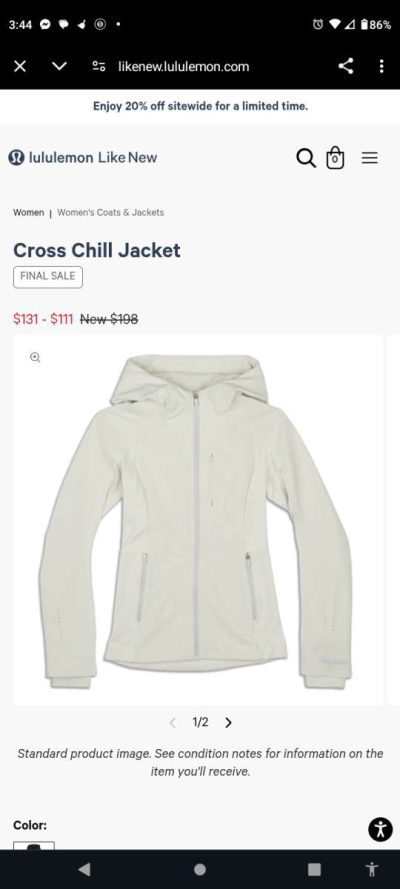 Lululemon Womans Jacket with Hoodie - Thumbnail 4