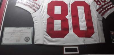 sighned  authenticated jerry rice jersey - Thumbnail 2