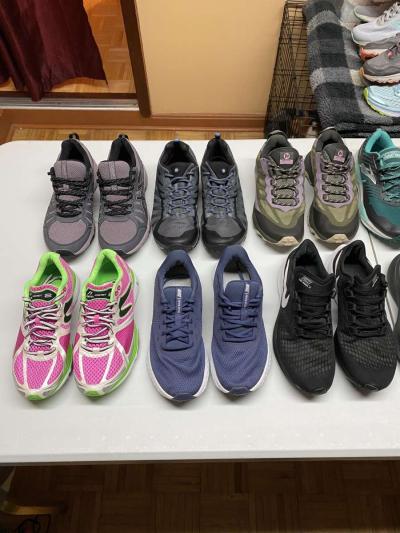 12 Pairs Womens Athletic Mixed Brands Sneaker Bundle Size 9 - Thumbnail 6