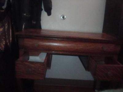 antique wooden office desk - Thumbnail 4