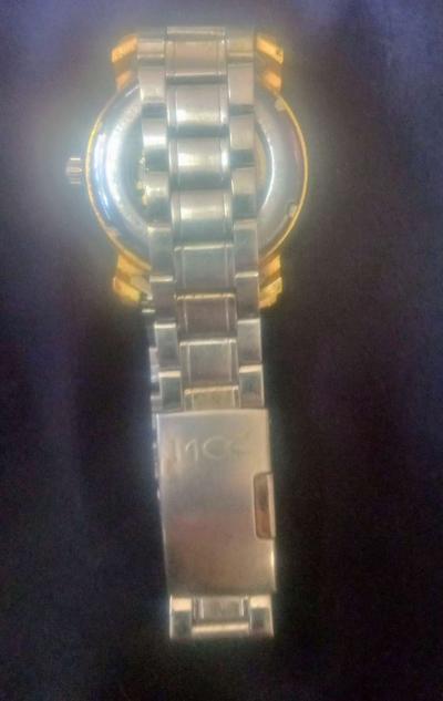 MCE Mechanical Gold Tone Skelton Watxh - Thumbnail 3