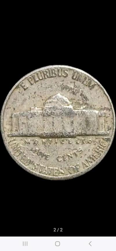 USA 5cent Classic 1961 Jefferson Nickel - Thumbnail 2